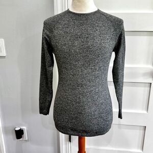 Weston Jon Boucher Crew Knit Sweater. Small. Gray Melange.